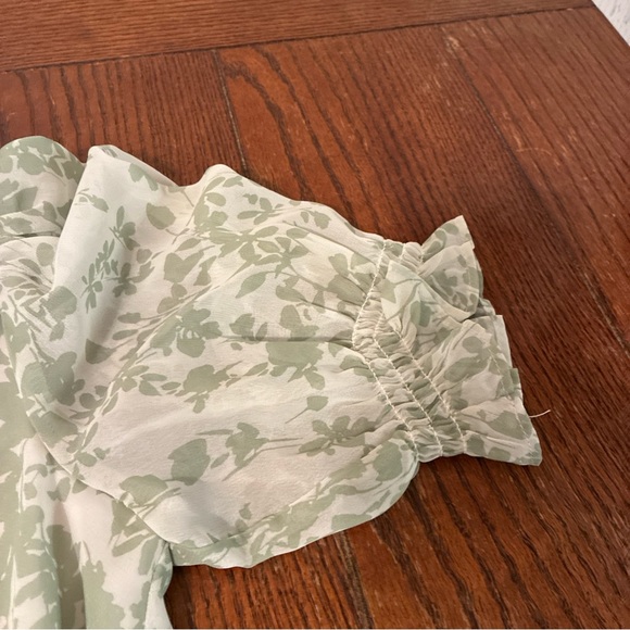 Taylor Cottagecore Midi Dress Women’s 2 Floral Ruffles Tiered Romantic Fairy - Picture 6 of 10